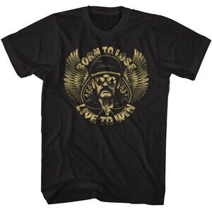 Motorhead Lemmy Born To Lose T Shirt Retro Rock Band Graphic Fan Gift Vintage 81